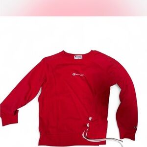 Champion Vibrant Red Athletic Sweatshirt